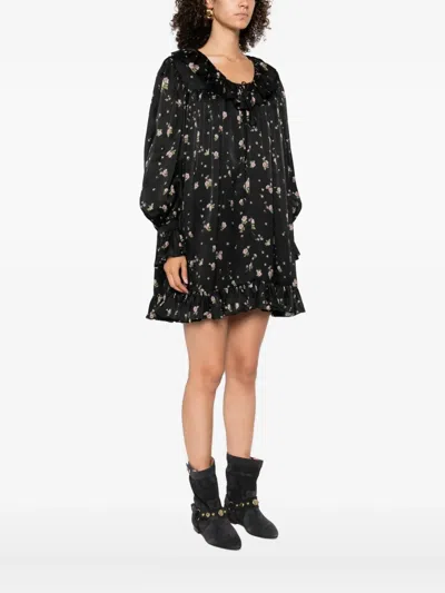 Chloé Floral Ruffled Mini Dress