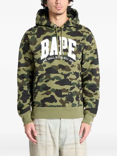 A Bathing Ape 1st Camo Hoodie In Multi