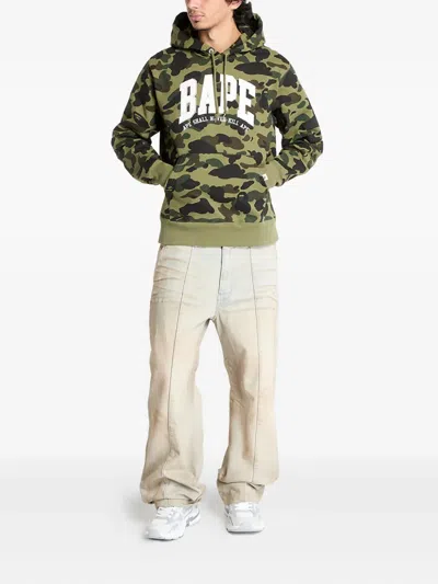 A Bathing Ape 1st Camo Hoodie In Multi