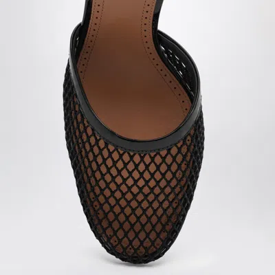 Alaïa High Black Mesh Pumps