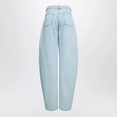 Alaïa Alaia Rounded Jeans In Ice Denim Women