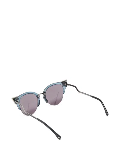 Pre-owned Fendi Cat-eye Crystal Sunglasses