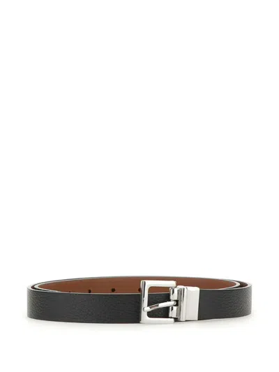 Gianni Chiarini Leather Belt In Black