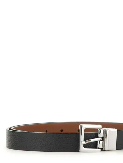 Gianni Chiarini Leather Belt In Black