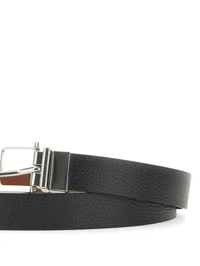 Gianni Chiarini Leather Belt In Black