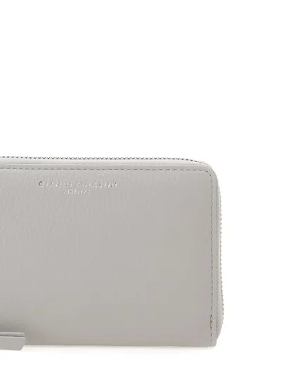 Gianni Chiarini Wallets Wallet In Smooth Cowhide Leather In Gray
