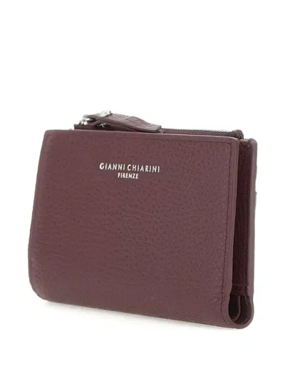 Gianni Chiarini Leather Wallet In Brown