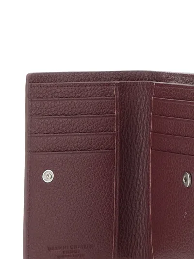 Gianni Chiarini Leather Wallet In Brown