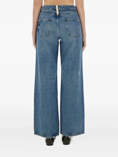Amish Distressed Cotton Jeans