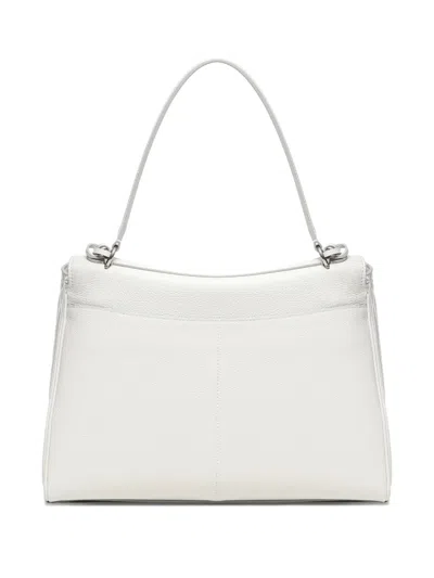 Balenciaga Rodeo Medium Bag In Hammered Calfskin In White