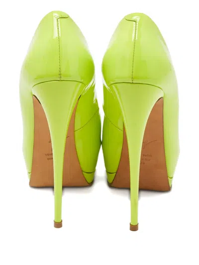 Pre-owned Giuseppe Zanotti Vintage  15mm Leather Peep-toe Pumps