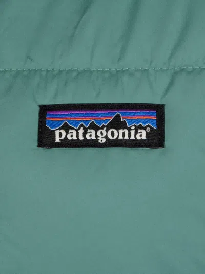 Patagonia Quilted Hooded Pullover In Green