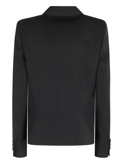 Marni Notched-lapel Two-button Jacket In Black