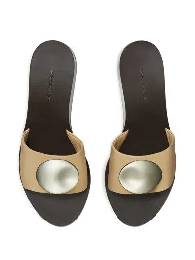 Tory Burch 40mm Patos Sandals In Neutral