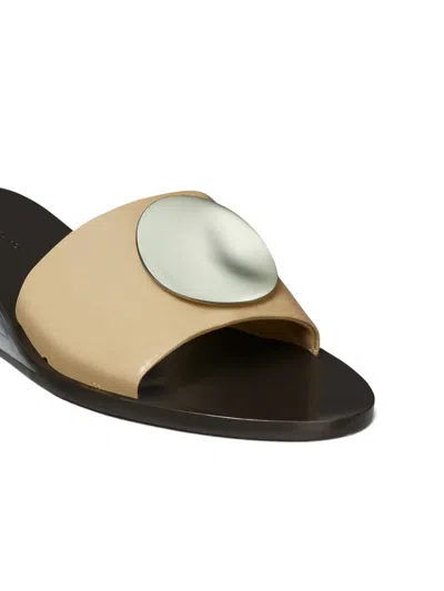Tory Burch 40mm Patos Sandals In Neutral