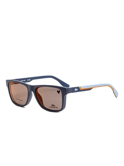 Lacoste Rectangular Mini Eyeglasses For Men In Black