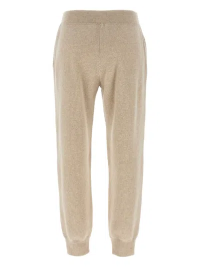 Brunello Cucinelli Ribbed Texture Elastic Waistband Trousers