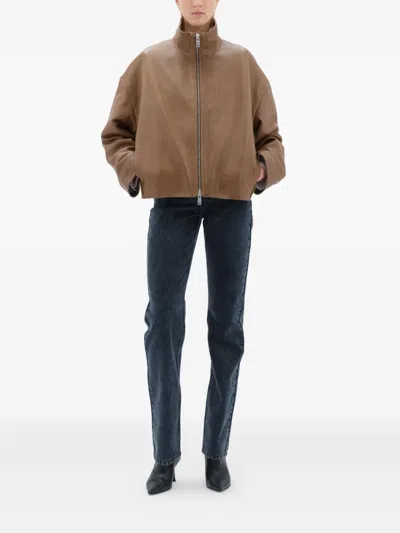 Remain Birger Christensen Zip-front Leather Jacket