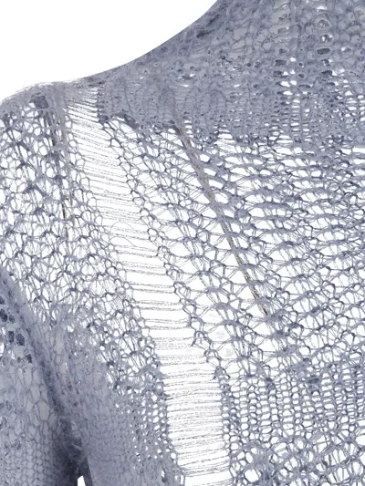 Y's Open-knit Long Sleeved Sweater
