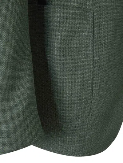 Scabal® Patch-pockets Blazer In Green