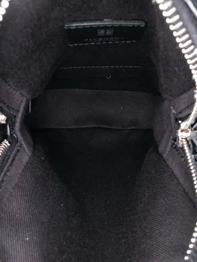 Pre-owned Givenchy 2023 Coated Canvas G Essentials 4g Phone Pouch Crossbody Bag