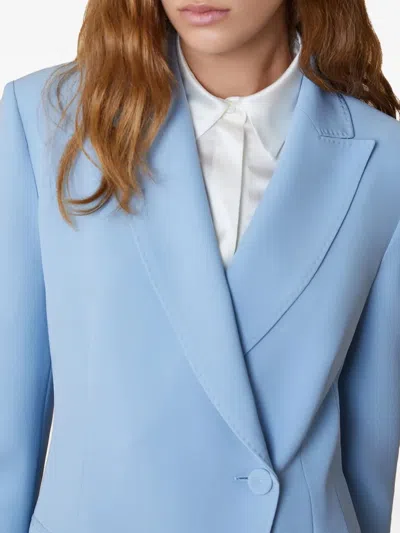 Pennyblack Double-breasted Blazer In Blue