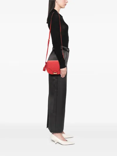 Pre-owned Louis Vuitton 2016 Monogram Empreinte Junot Crossbody Bag In Red