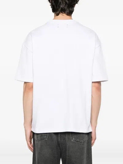 Amiri Mens White Regular-fit Skater Cotton-jersey T-shirt In White