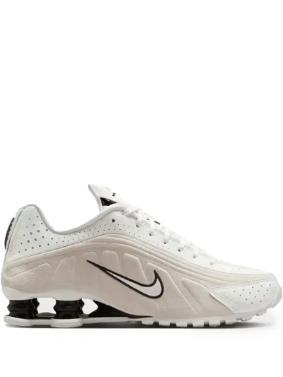 Nike Shox R4 Leather-suede Sneakers
