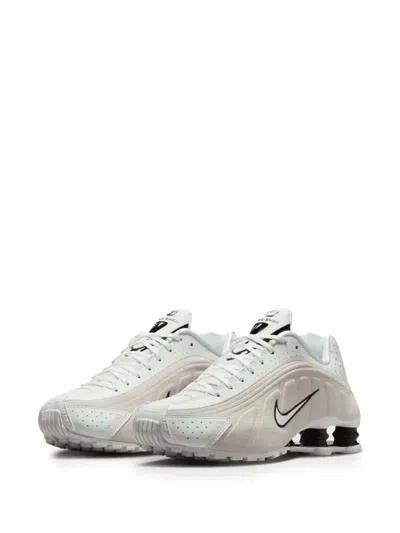 Nike Shox R4 Leather-suede Sneakers
