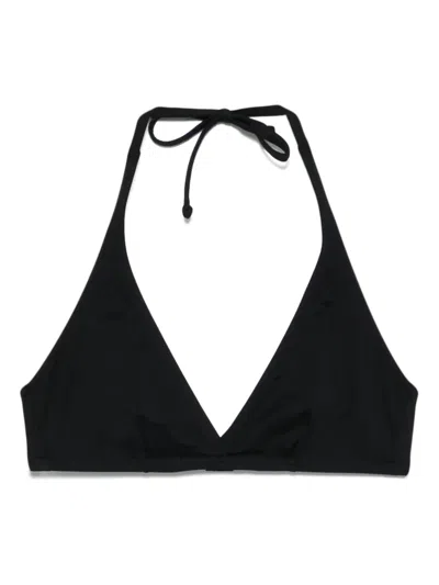 Mc2 Saint Barth Gaia Bikini Top In Black