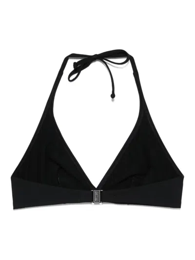 Mc2 Saint Barth Gaia Bikini Top In Black