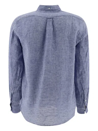 Beams Button-down Collar Linen-chambray Shirt