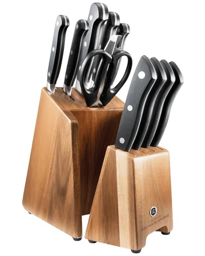 Cuisine::pro Wolfgang 11 Piece Starke Kutchin Knife Block In Brown