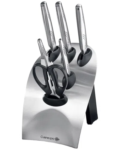 Cuisine::pro Id3 Tora 7pc Knife Block Set In Metallic