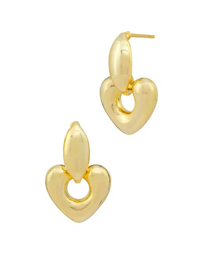 Savvy Cie 18k Plated Dangle Earrings
