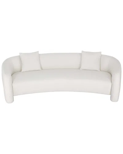 Manhattan Comfort Modern Sylvia Tweed 103.5in Sofa With Accent Pillows