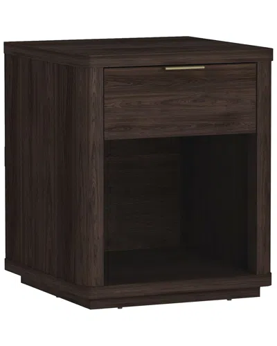 Manhattan Comfort Evelyn Modern Nightstand With 1 Full Extension Drawer