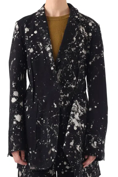 Jason Wu Deconstructed Painter's Twill Jacket In Black