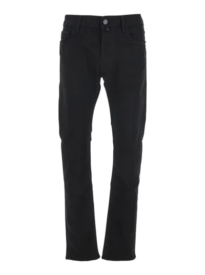 Jacob Cohen Men Bard Slim Fit Five Pockets Denim In Black