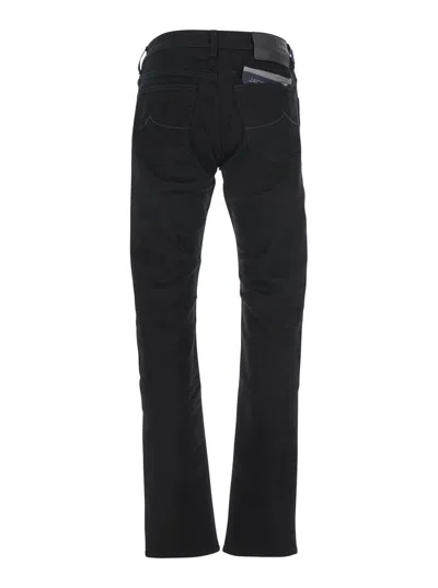 Jacob Cohen Men Bard Slim Fit Five Pockets Denim In Black