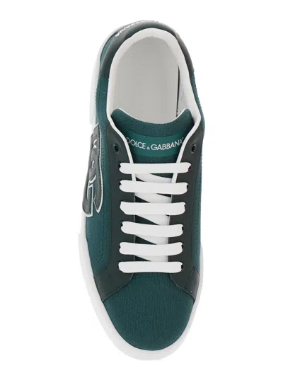 Dolce & Gabbana Portofino Canvas In Green