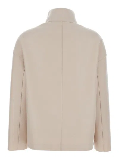 Harris Wharf London Double-breasted Jacket In Brown