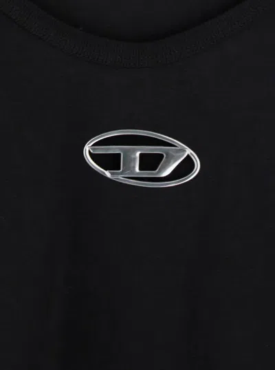 Diesel T-uncutie-long-d T-shirt In Black