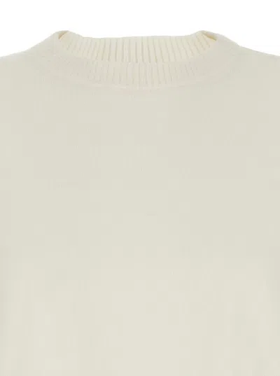 Loulou De Saison Anaa Lds Round Neck Sweater In White