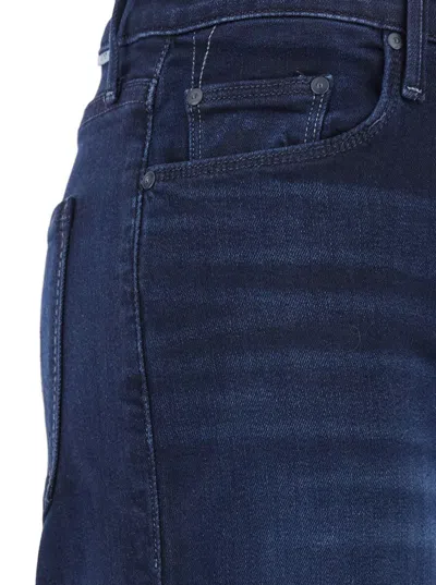 Mother The Twister Sneak Jeans In Blue