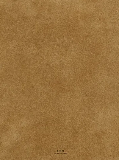 Apc Sac Vera Bags Suede And Smooth Leather In Brown