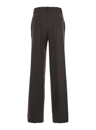 P.a.r.o.s.h Gabardine Pants In Brown