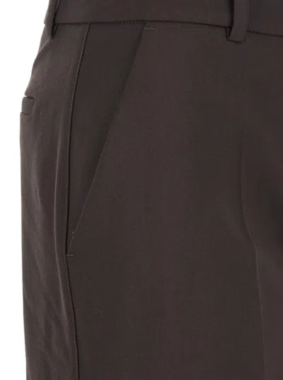 P.a.r.o.s.h Gabardine Pants In Brown