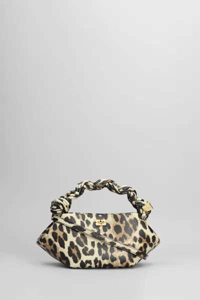 Ganni Mini Bou Leopard-print Tote Bag